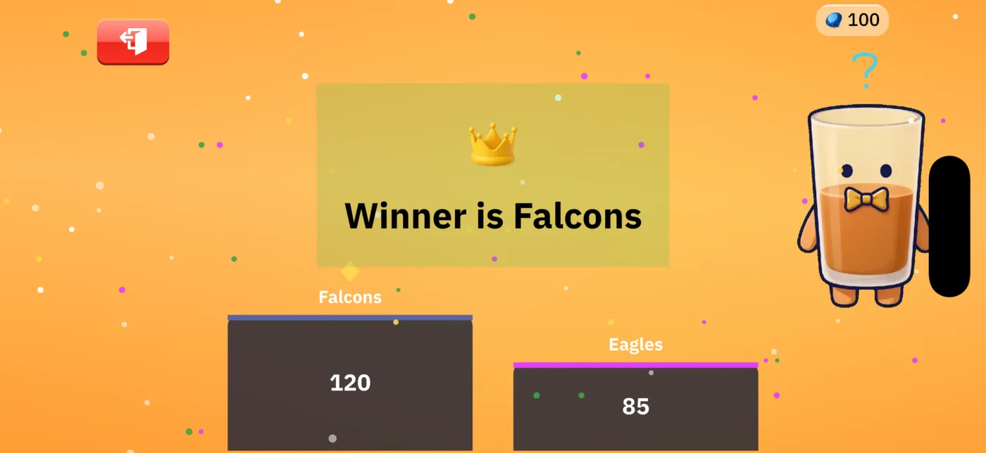 Winner ceremony